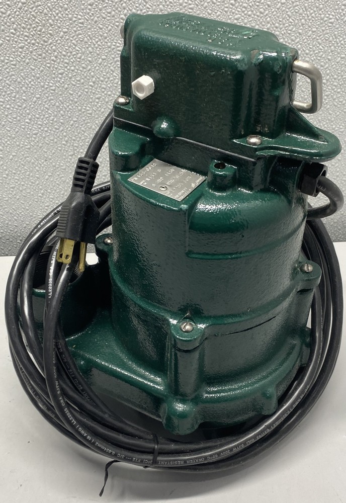 Zoeller Effluent Pump 1/2 HP 115V Cast Iron High Head Submersible N153D 153-0018