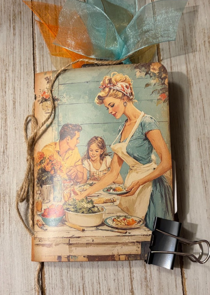 Junk Journal Handmade Booklet Book Vintage 