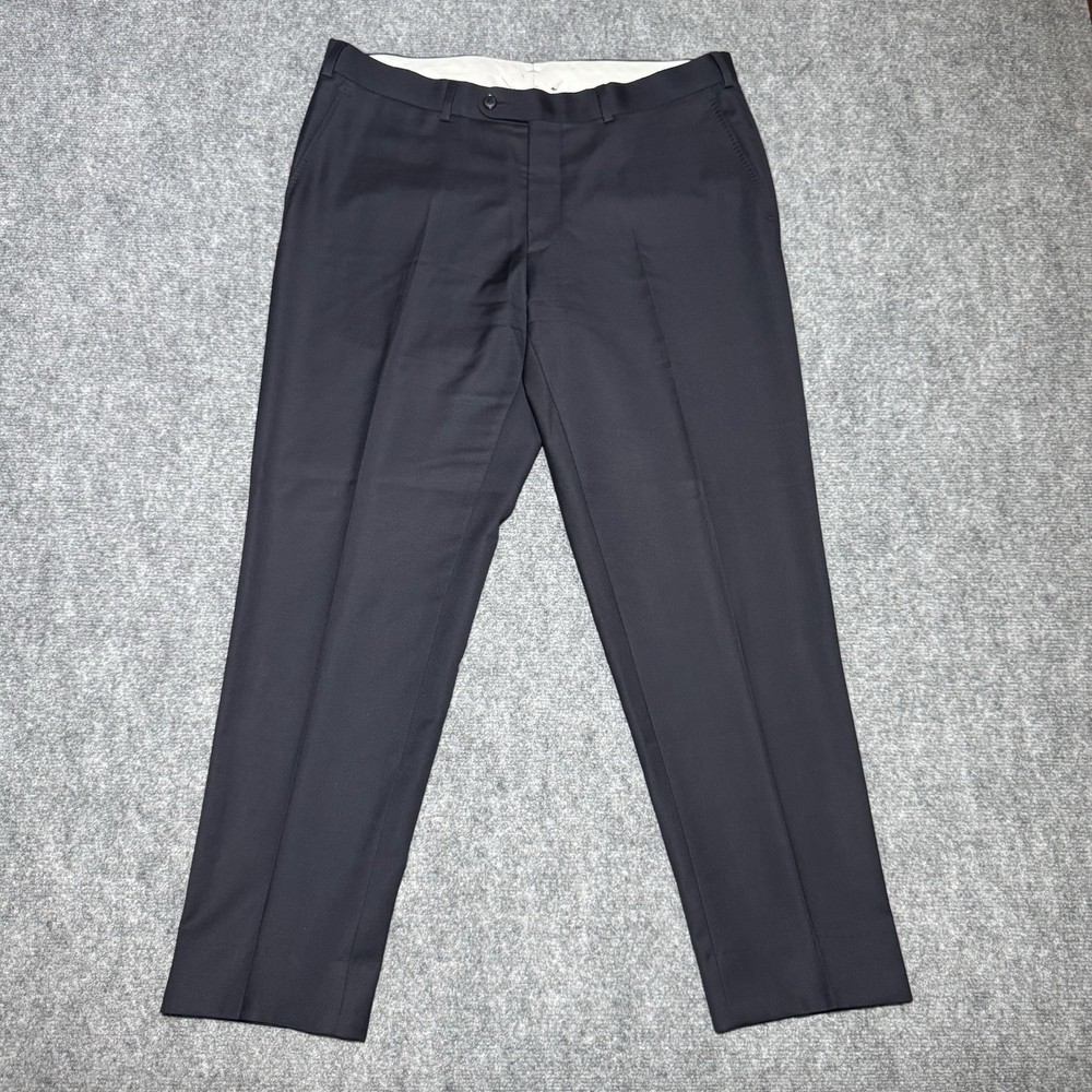 Suit Supply Super 110s Wool Vitale Barberis Perennial Brescia Pants Black 34x27