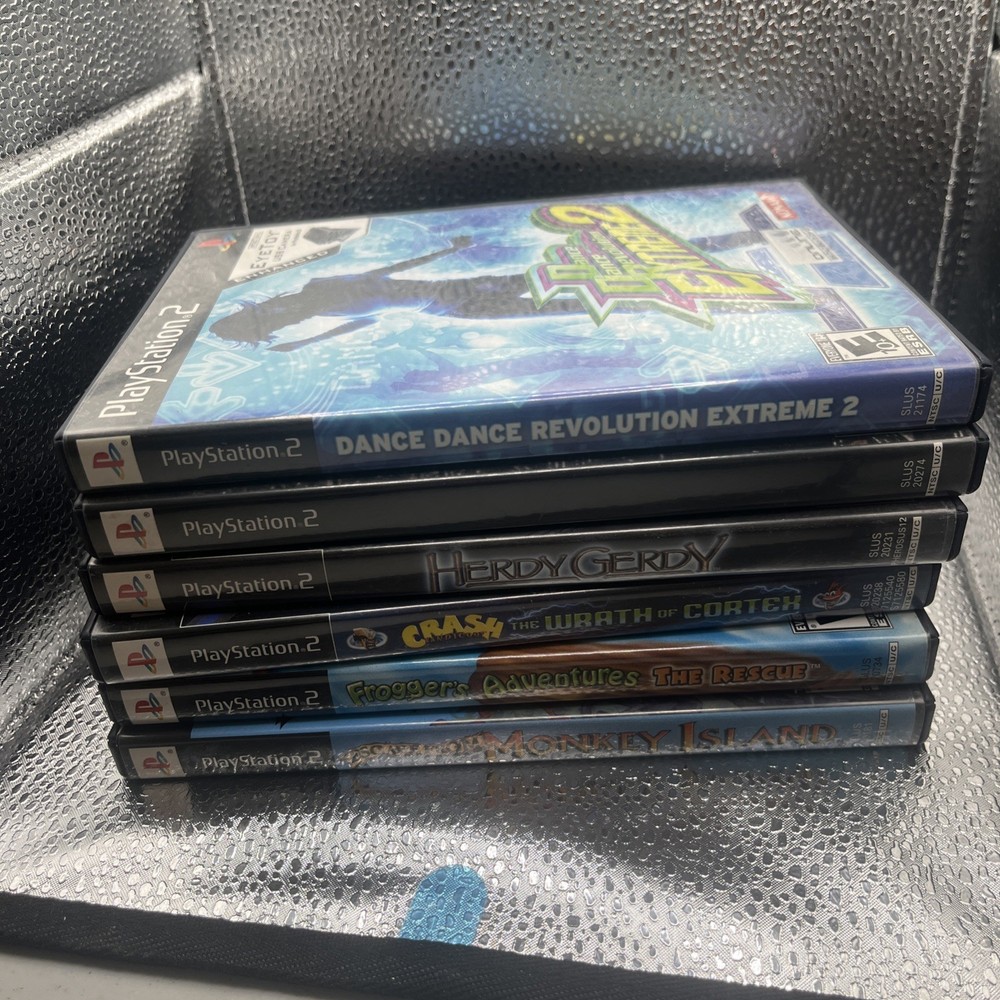 PlayStation 2 game lot includes 6 games