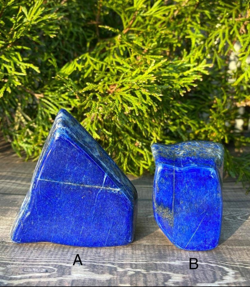 Lapis Lazuli Freeform Natural Blue Crystal Gemstone High Quality Smooth Polished