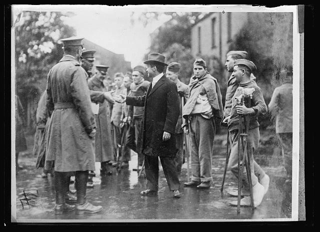 Photo:London England Newton D. Baker Red Cross at Dartford Hospital 1918