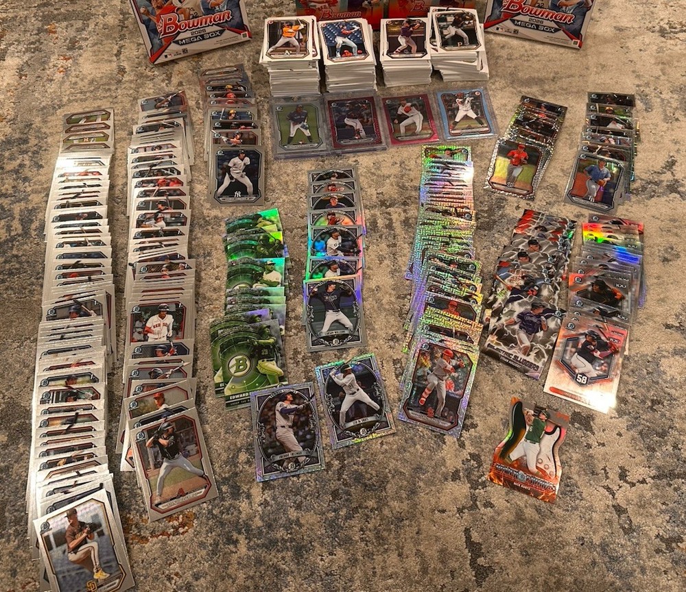 2026 Bowman Topps Baseball Card Lot BASE/INSERTS/MOJO/LAZER/#’D & MORE