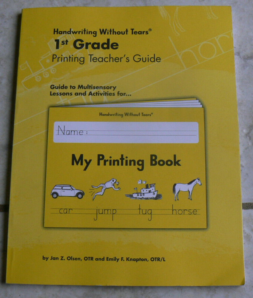 HWT 1st Grade Printing Book TE Teacher's Guide,Handwriting without Tears,Olsen