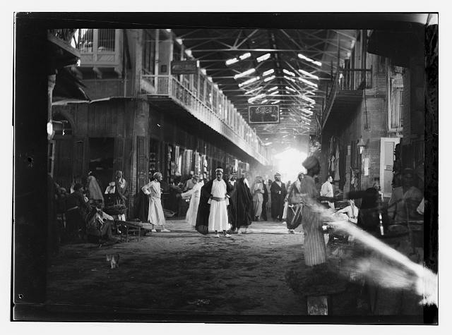 Inside the Shorjah market,Baghdad,Iraq,Middle East,American Colony Photo Dept