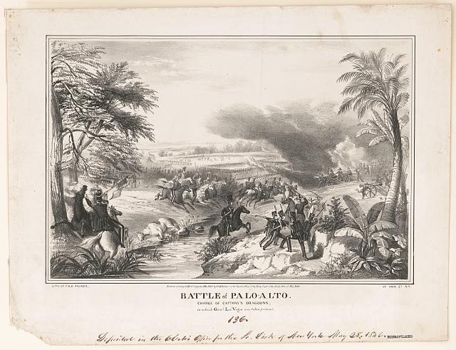 Photo:Battle of Palo Alto 1846 Mexican-American War Battle Print