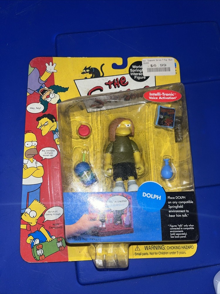Playmates Toys Simpsons Interactive Dolph Series 7 Action Figure