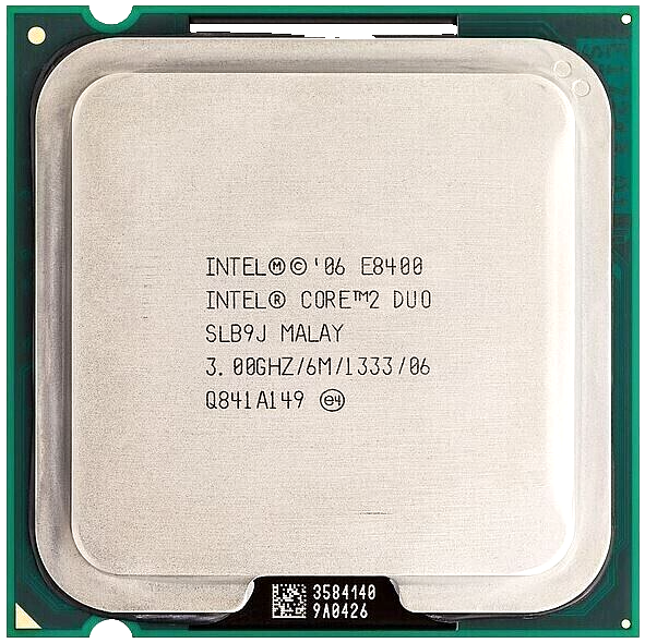 Intel Core 2 Duo E8400 3.0GHz 6MB LGA 775 Desktop CPU SLAPL SLB9J