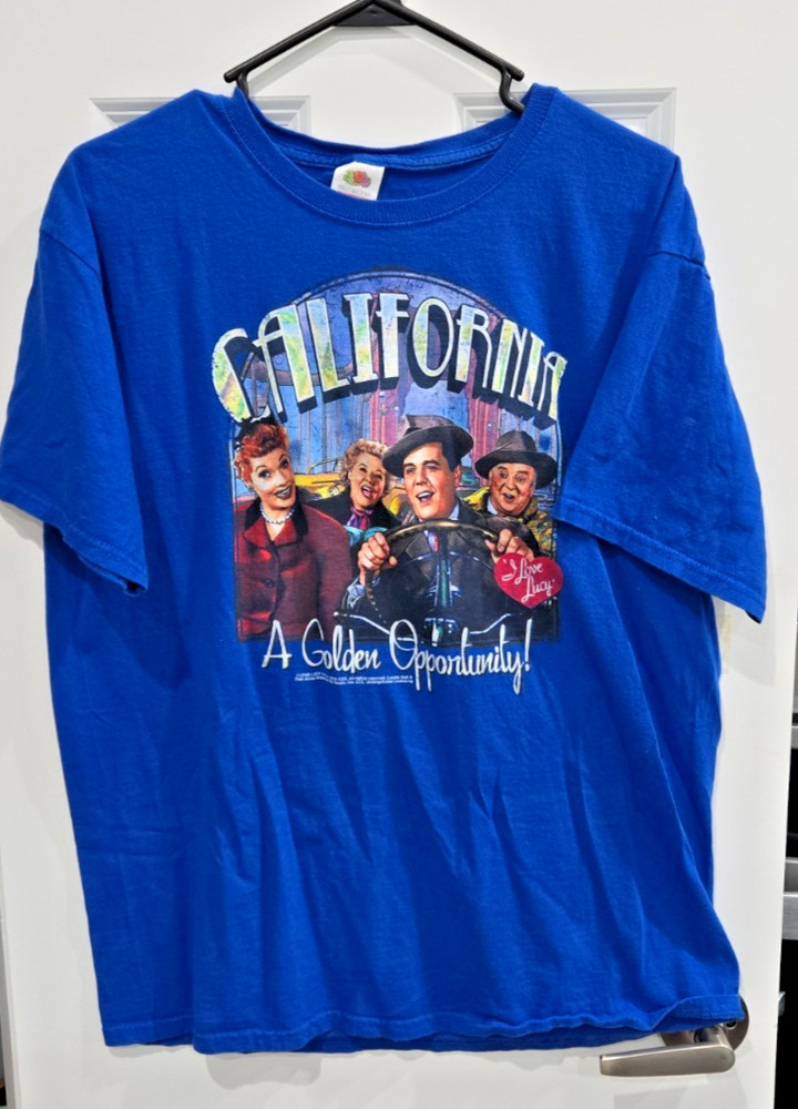 I Love Lucy - Ricky Fred Ethel - Licensed T Shirt - Lucille Ball - Size L