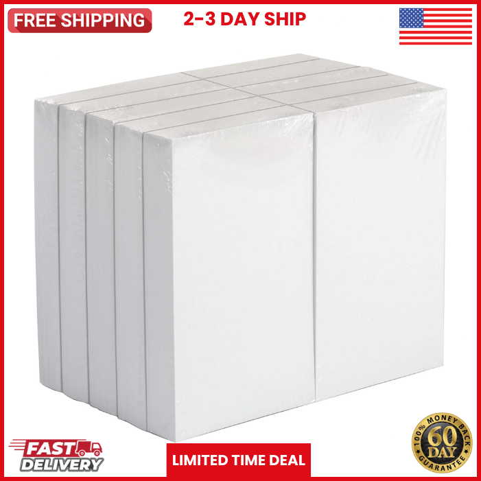 Amazon Basics Blank Index Cards, 1000 Count, 10 100 Count (Pack of 10), White US