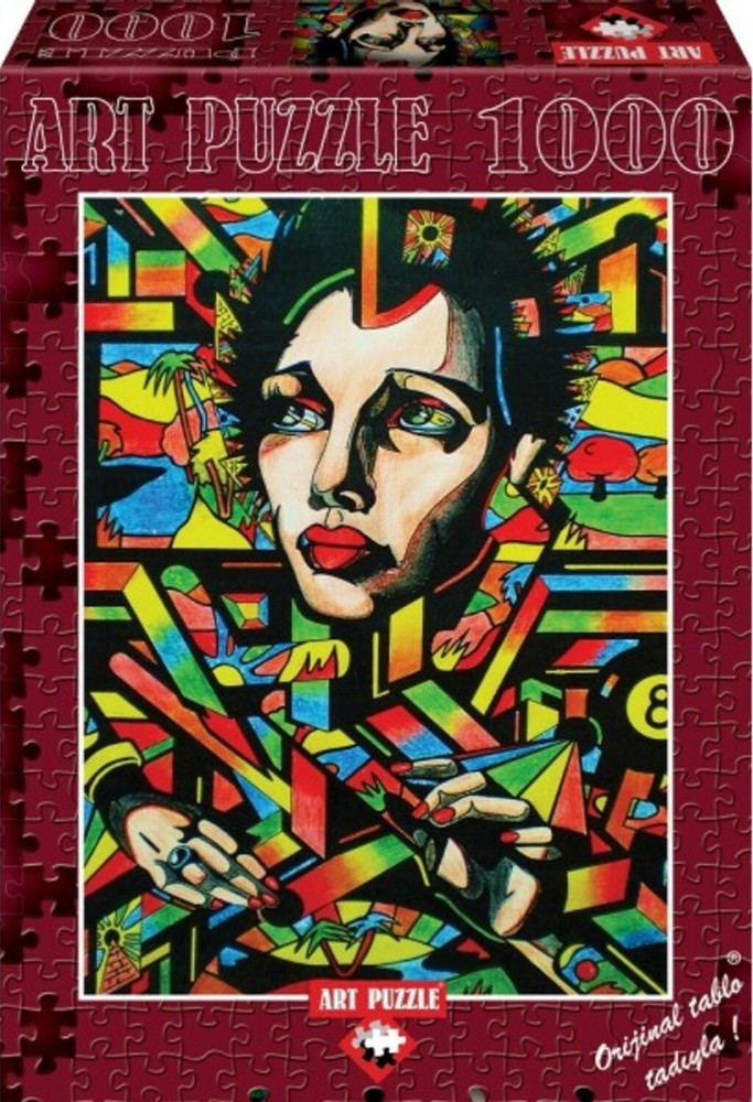 Eightball 1000 Piece Puzzle - Abstract Graffiti-image