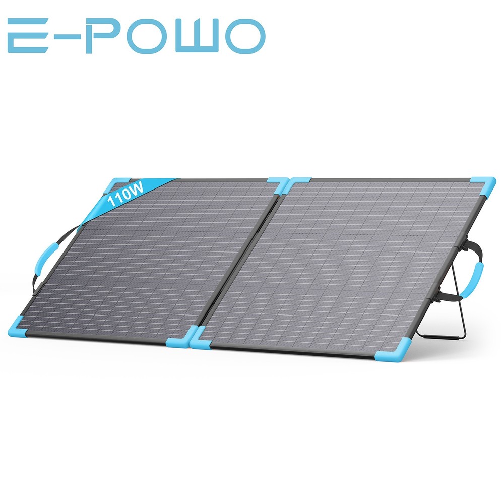 Solar Panel 110W Bifacial for EcoFlow DELTA 3 Plus 1024Wh Portable Power Station