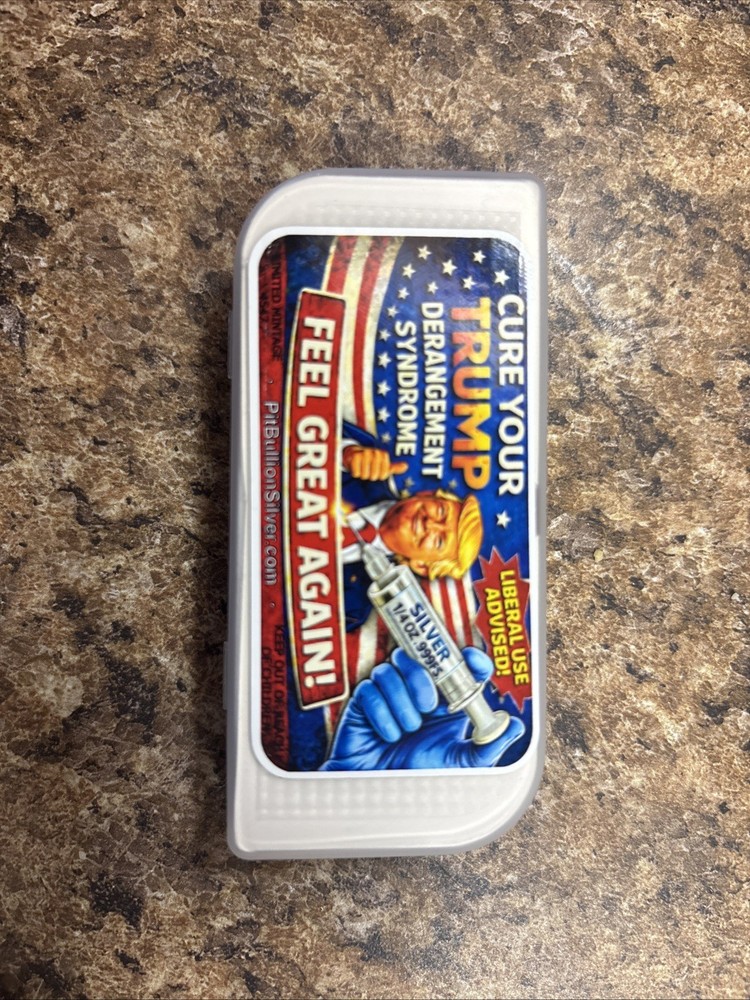 Trump Derangement Syndrome Silver Shot - .25 Ozt .999 Fine Silver