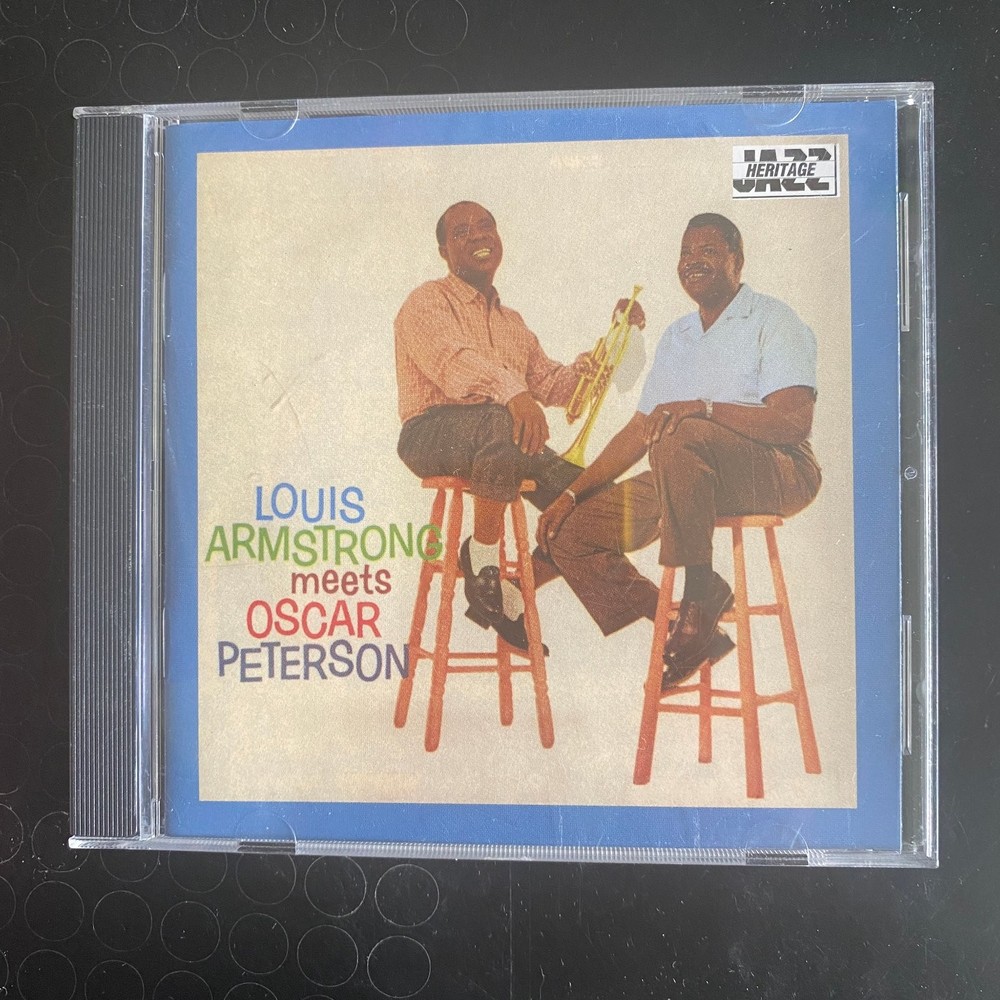 Louis Armstrong Meets Oscar Peterson CD 1997 Jazz Heritage PolyGram Verve
