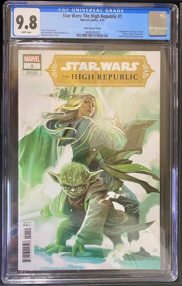 Star Wars The High Republic #1 CGC 9.8 Stephanie Hans Cover