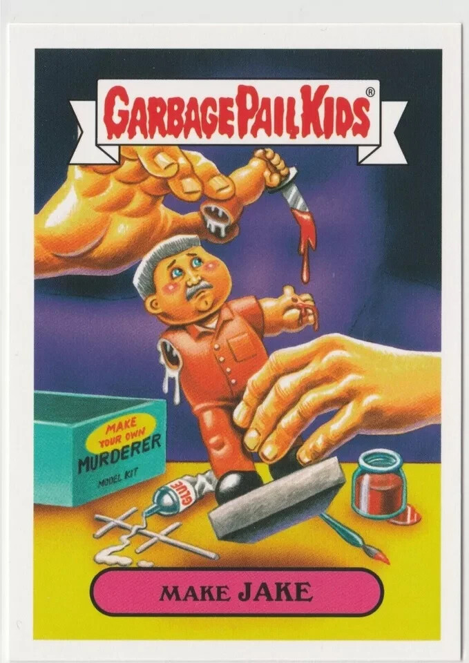 Jake #2a Garbage Pail Kids GPK 2016 Prime Slime Trashy TV Trading Card