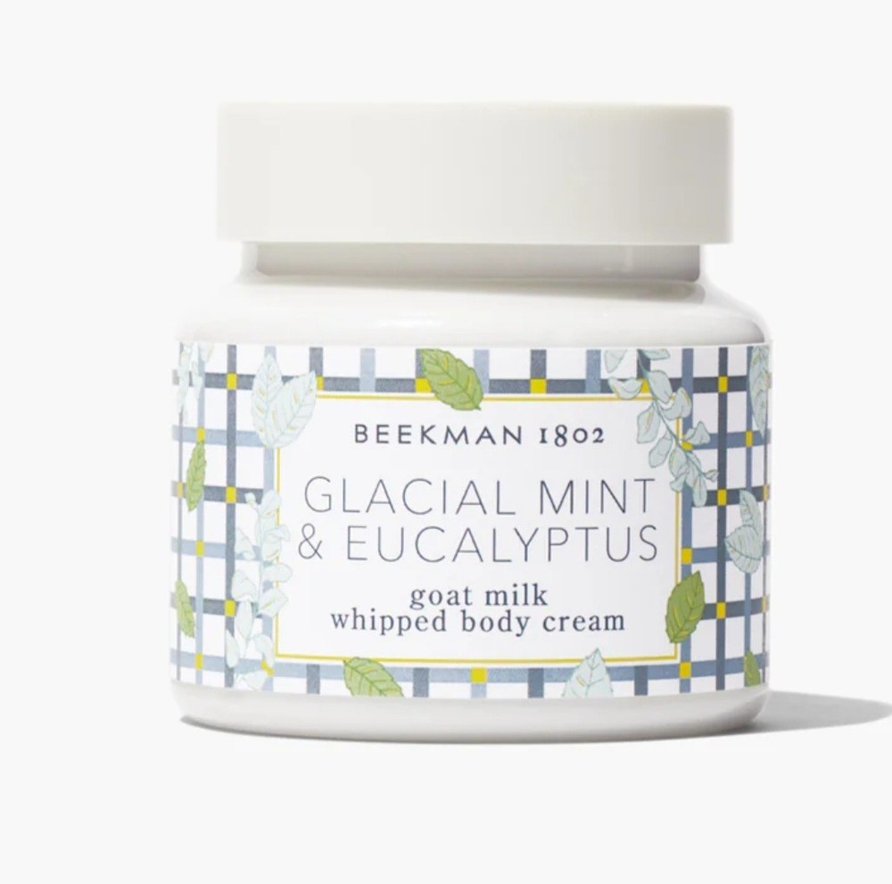 Beekman 1802 Glacial Mint Eucalyptus Whipped Body Cream 8 oz No Box