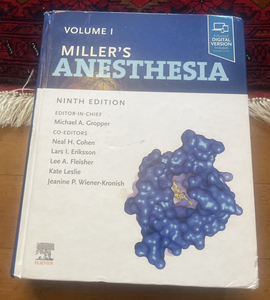 Miller's Anesthesia, Volume 1  by Lars I. Eriksson (2019, Hardcover)