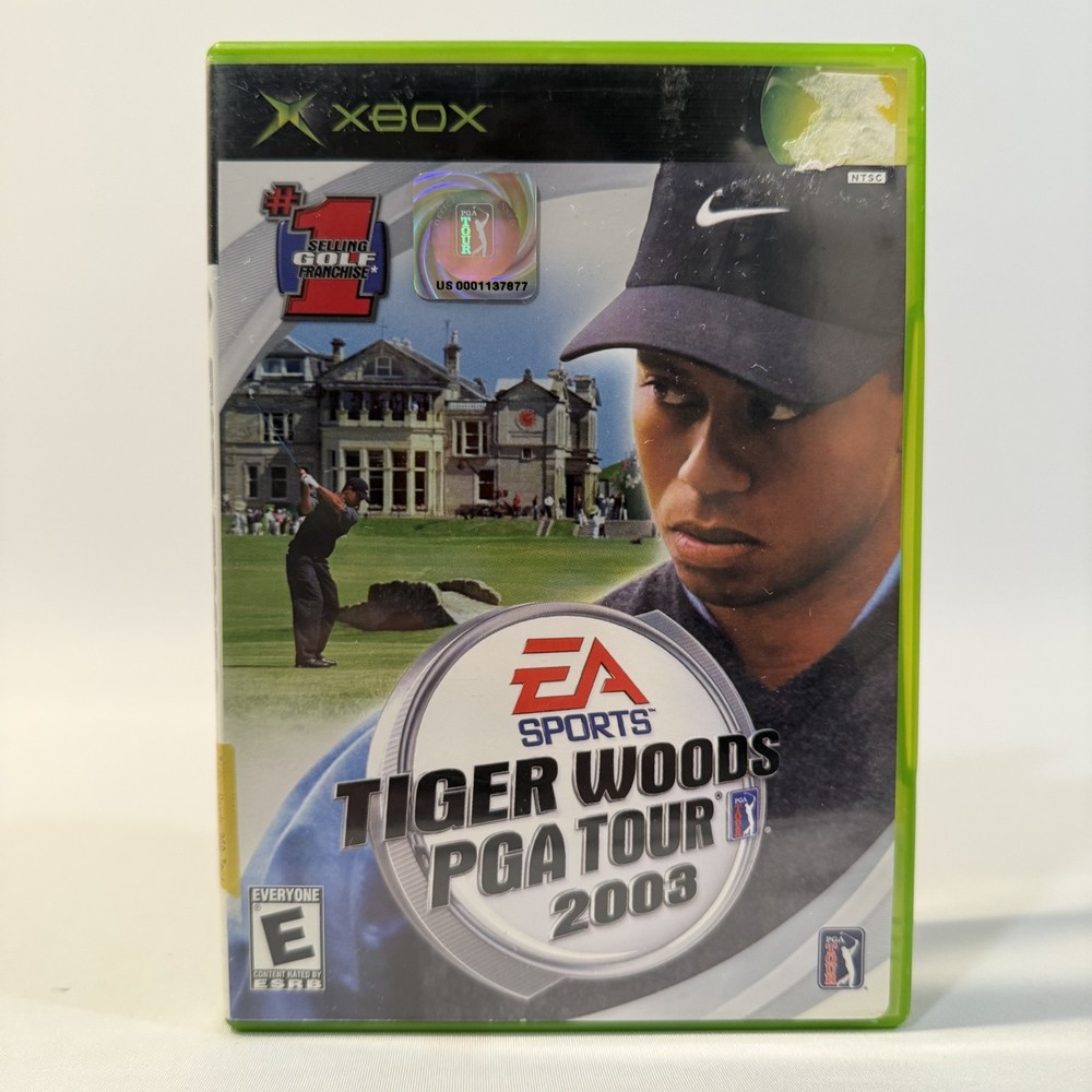 Tiger Woods PGA Tour 2003 Microsoft Xbox Golf Simulation EA Sports CIB Complete