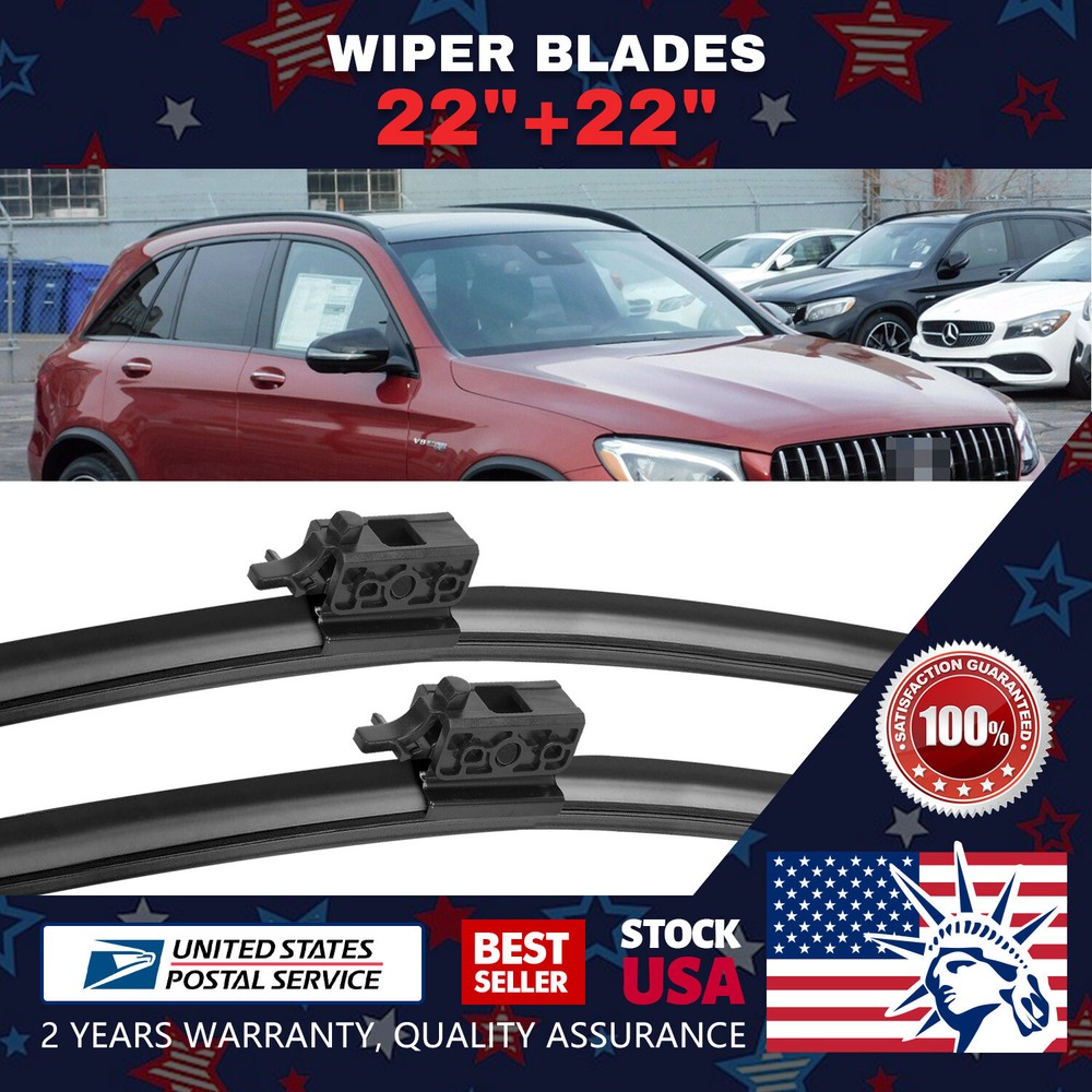 Easy Installation Top Lock 22''+22'' Premium Bracketless Windshield Wiper Blade