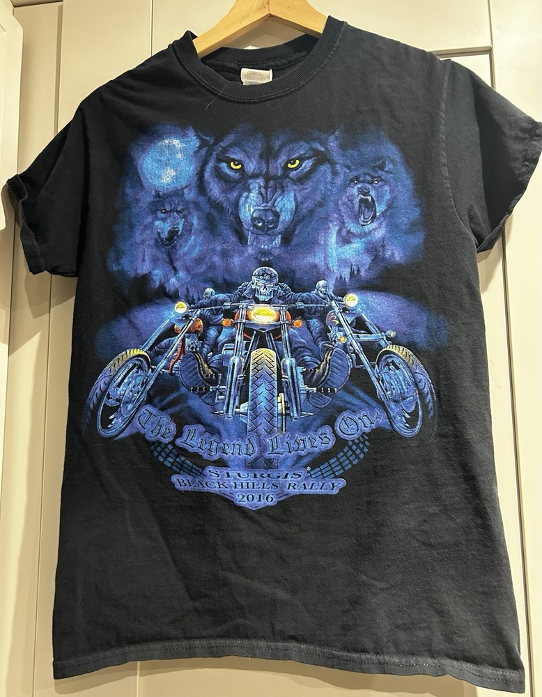 Gildan Men's Graphic T-Shirt Small Sturgis Black Hills Rally 2016