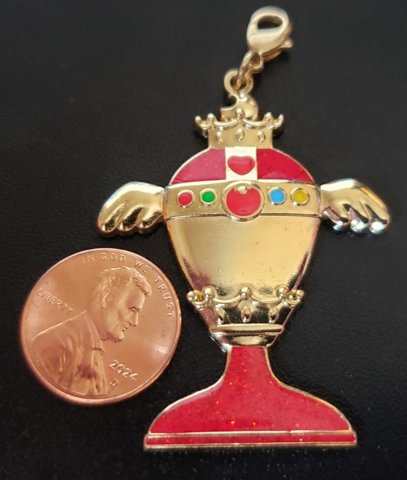 Sailor Moon USJ Rainbow Moon Chalice Holy Grail Glitter Keychain Bag Charm