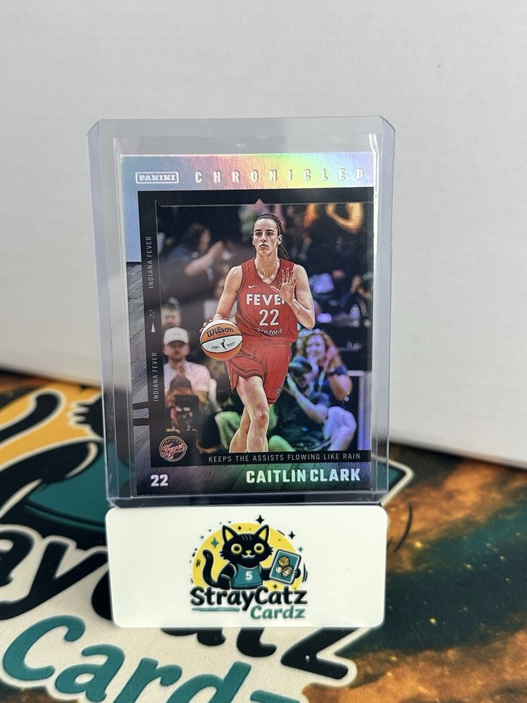2025 Panini Caitlin Clark Chronicles Holo Foil # 43, Keeps The Assists Flowing