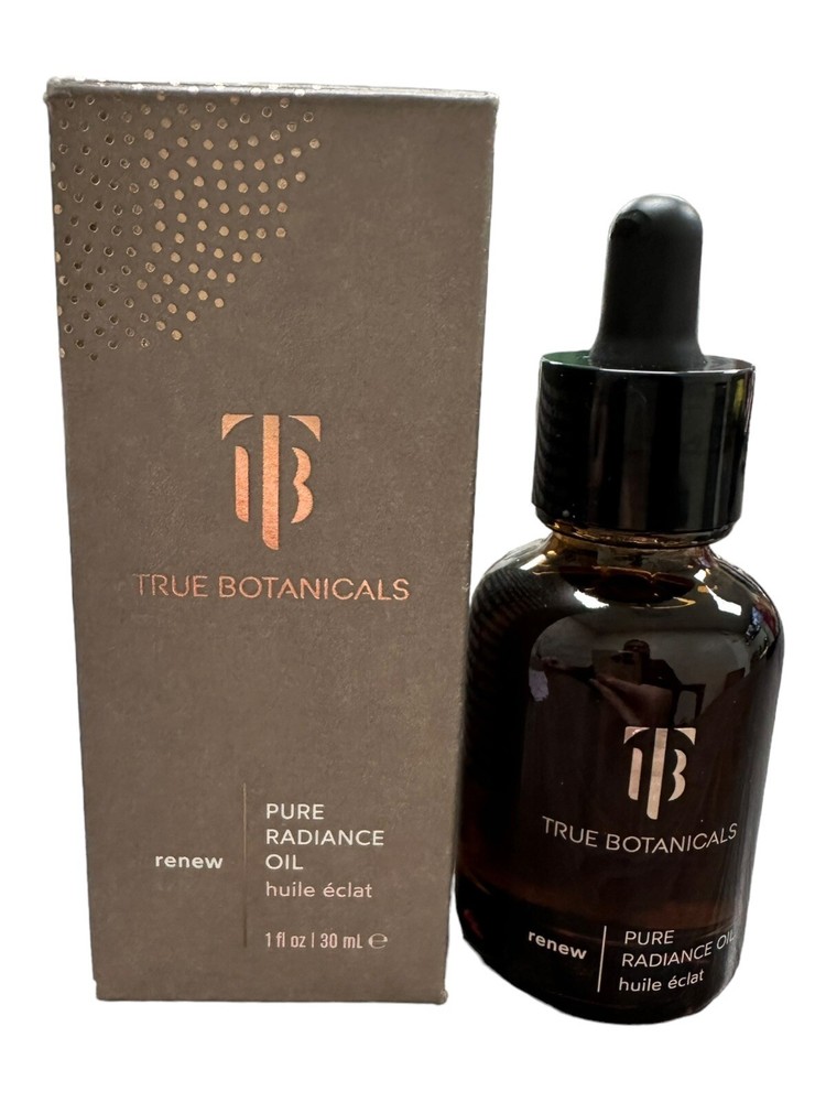 True Botanicals RENEW Pure Radiance Face Oil 1oz for Youthful Glow