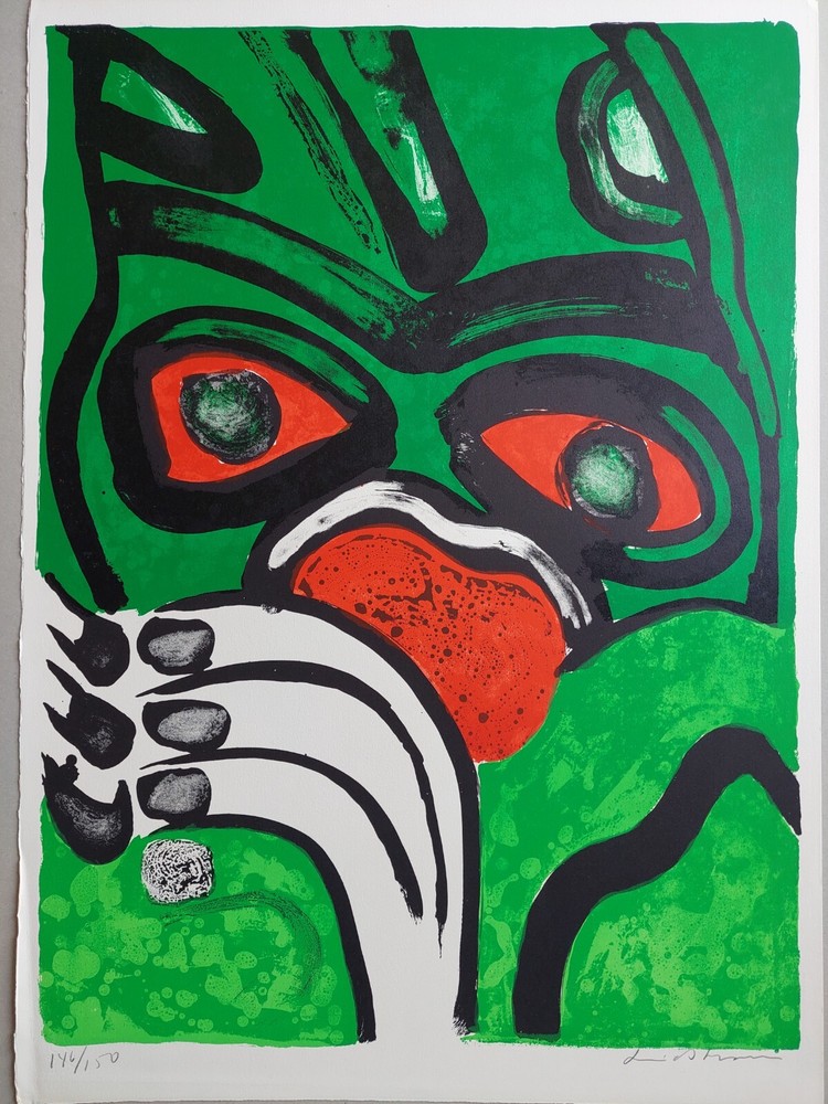 Bengt LINDSTRÖM Signed lithograph / Original print by Lindström
