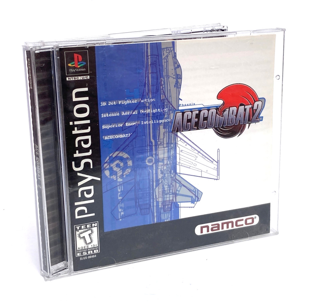 GUARANTEED Ace Combat 2 Sony Playstation PS1 In Case With Manual, reg. card-image