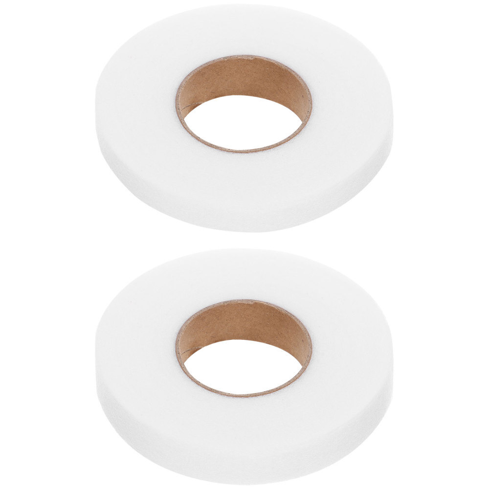 2 Rolls Iron Hemming Tape for Pants Dress Adhesive Interlining
