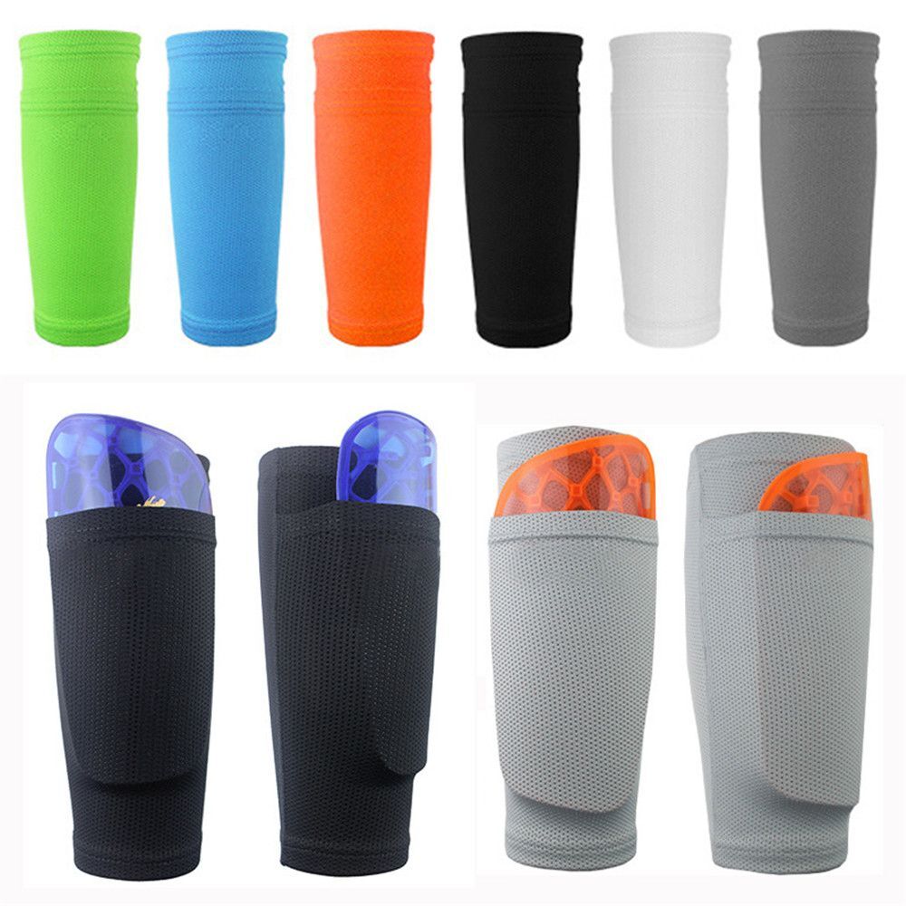 Men Leg Guard Sleeves Instep Socks Soccer Shin Pads Cover Football Shin Holder