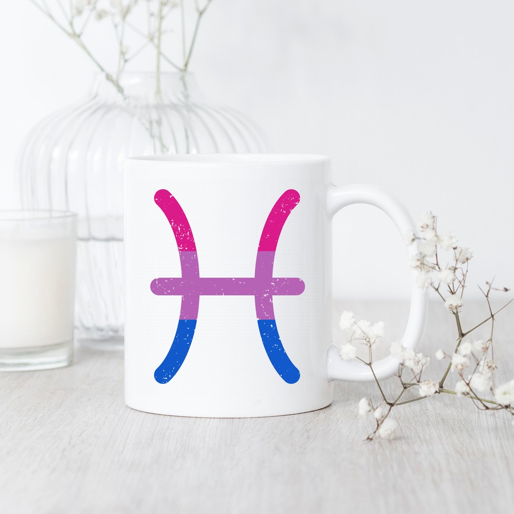 Pisces Bisexual Mug - Unique Zodiac Gift for Bisexual Pisces Fans