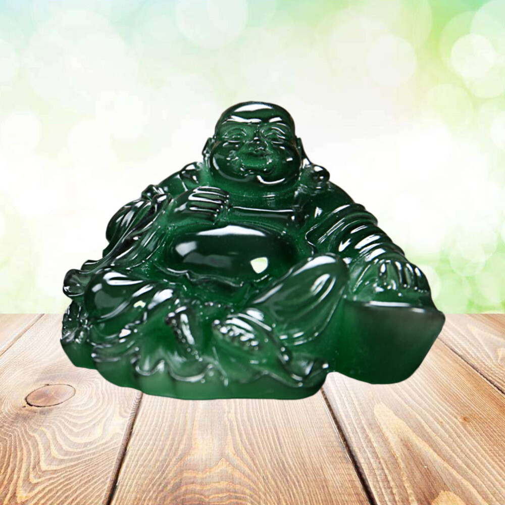 Statue Ornament Laughing Baby Sitting Laughing Aughing Money Wealth