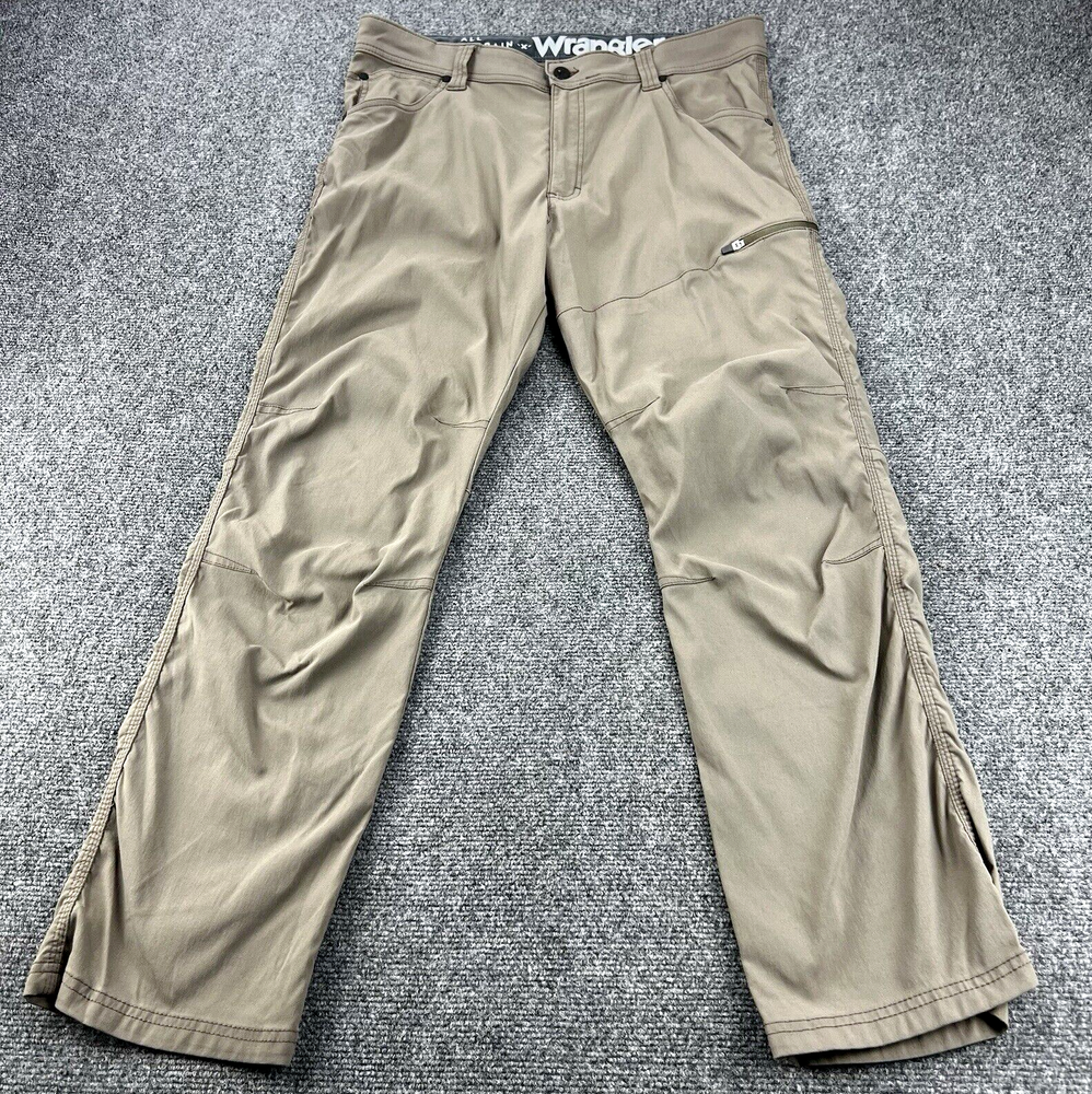 Wrangler ATG Pants Men's 36x30 All Terrain Gear Double Knee Work Hiking