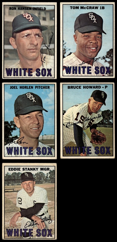 1967 O-Pee-Chee Chicago White Sox Near Team Set 3.5 - VG+ 7231122 (7 / 9 cards)