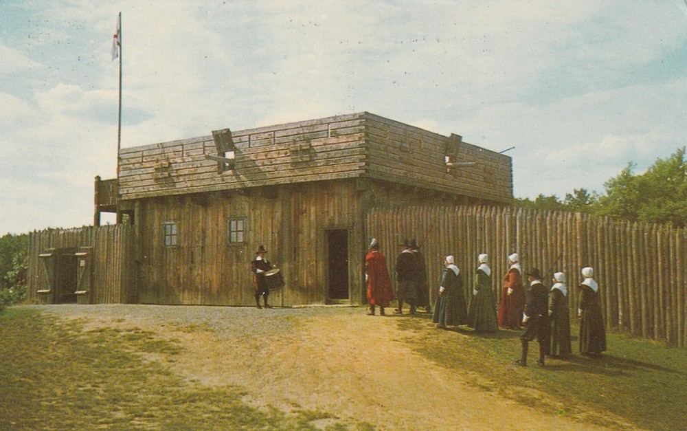 Plimoth Plantation Pilgrims going to church, Plymouth Massachusetts