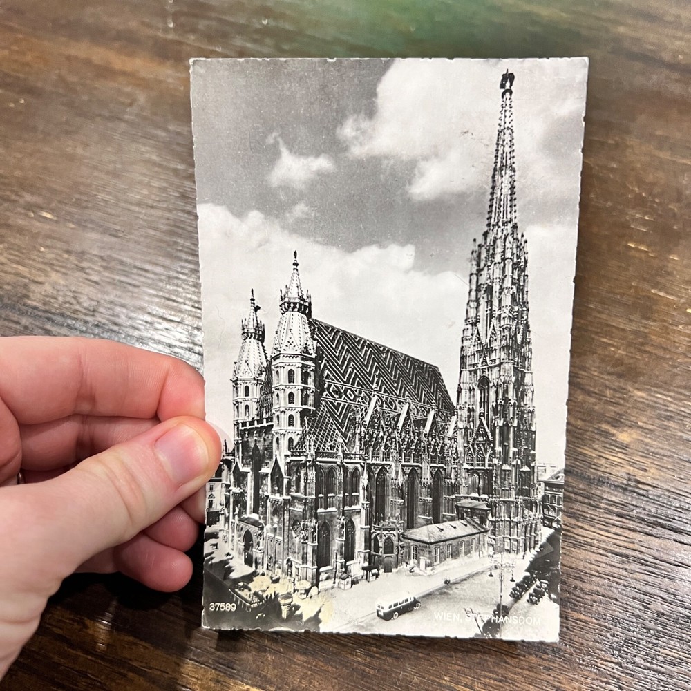 Vintage Postcard Vienna Austria St Stephens Cathedral
