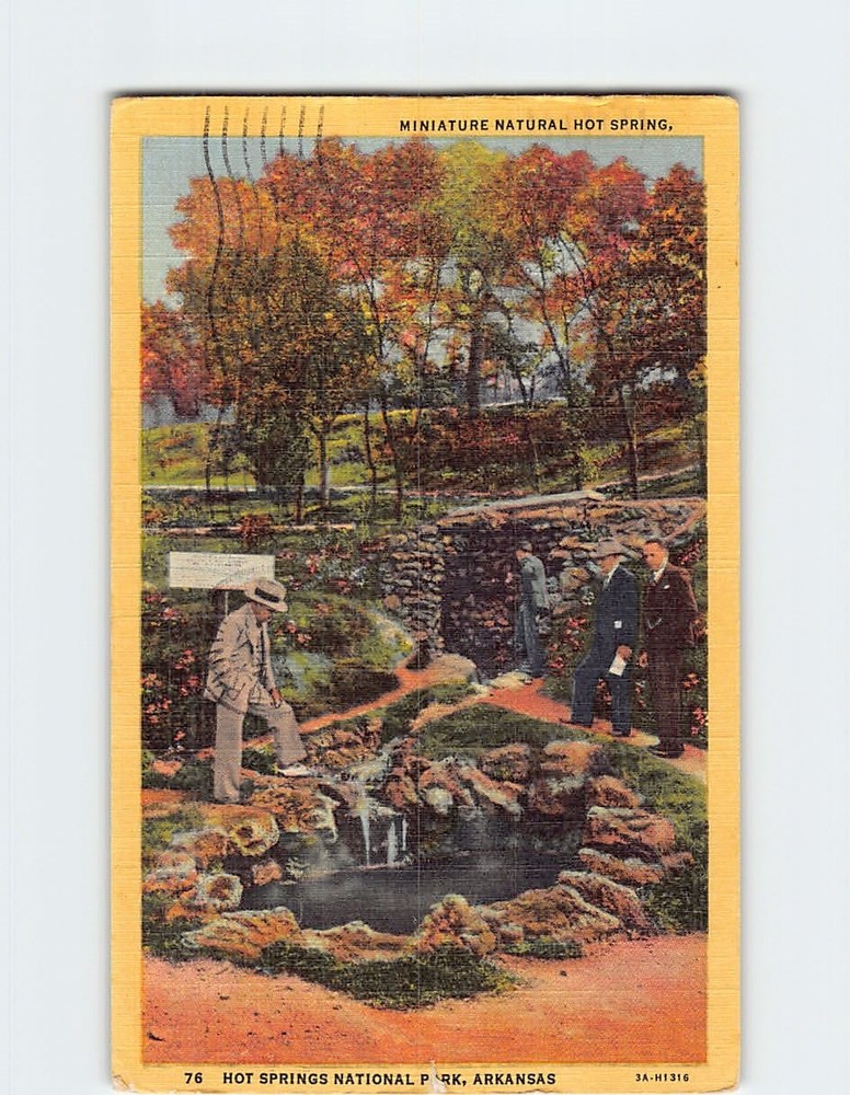 Postcard Hot Springs National Park Arkansas USA