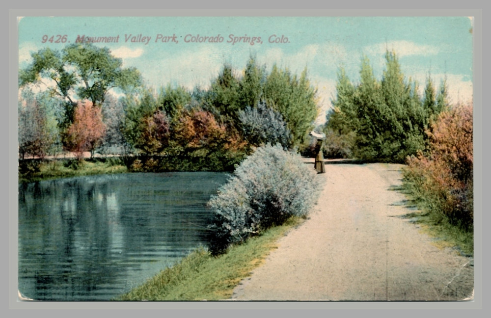 Monument Valley Park Colorado Springs CO DB c1910 UNP Antique Postcard