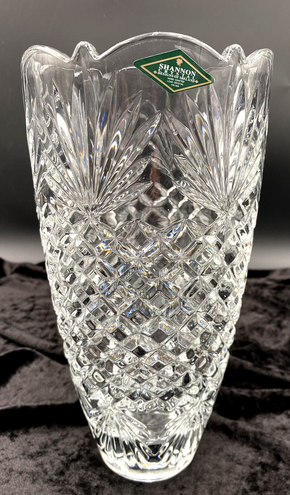 Vintage Shannon by Godinger 'Mayfair' 24% Lead Crystal Vase, 9 5/8