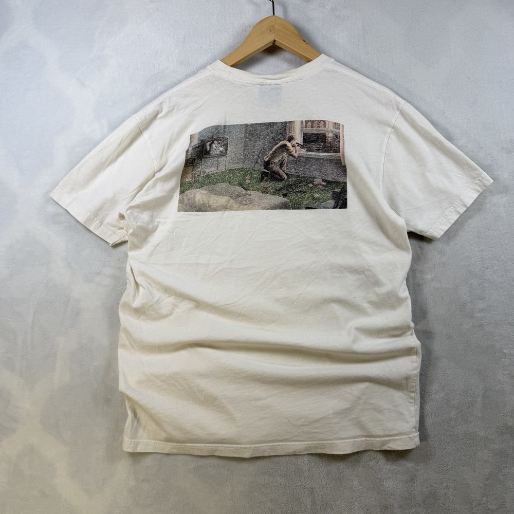 Vintage Company Hockey Graphic Tee Distressed Mens Size Large