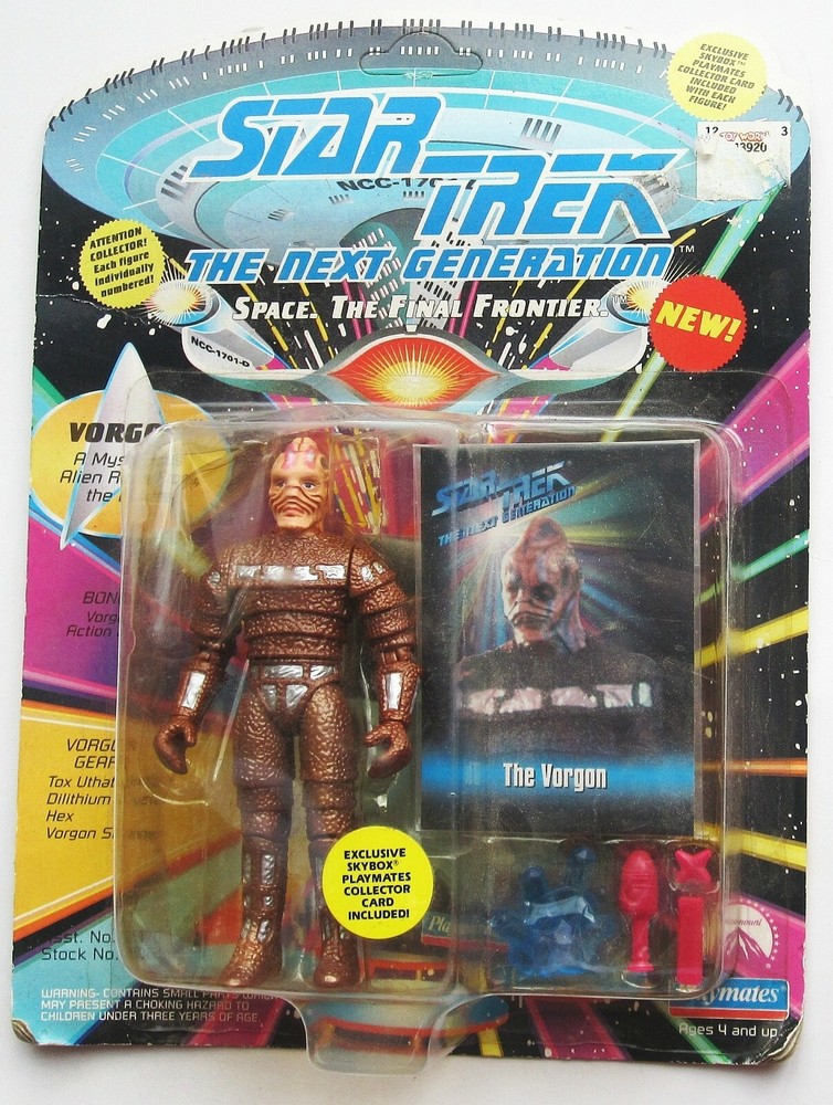 Star Trek The Vorgon Action Figure Playmates 1993 Next Generation New Sealed