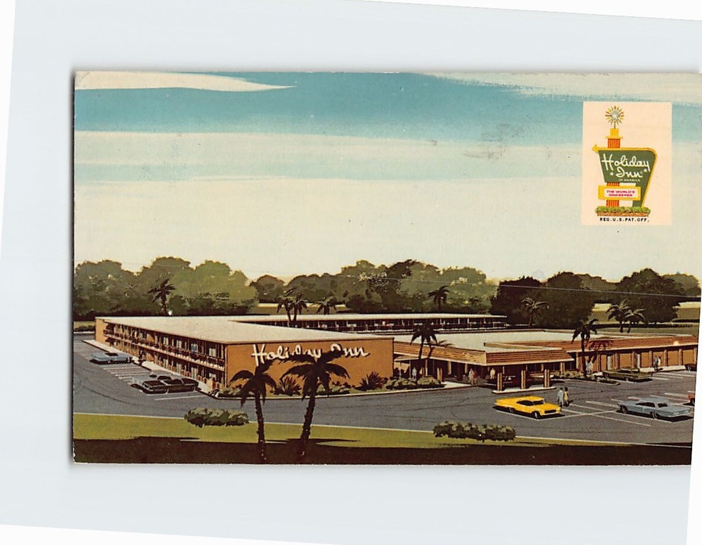 Postcard Holiday Inn Jacksonville Airport Florida USA North America