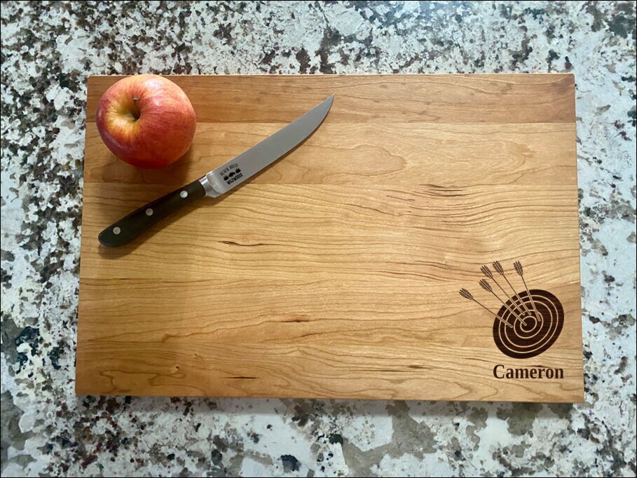 Archery Cutting Board | Target Charcuterie Board | Custom Serving Tray |