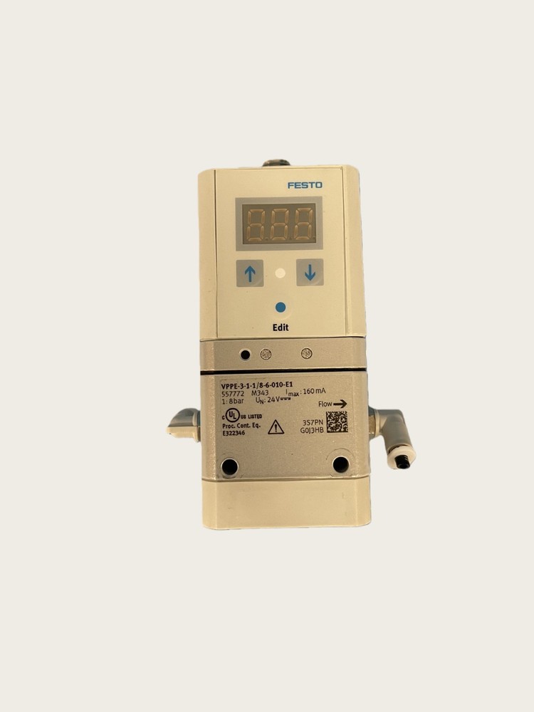USED Festo VPPE-3-1-1/8-6-010-E1 Proportional Pressure Control Valve