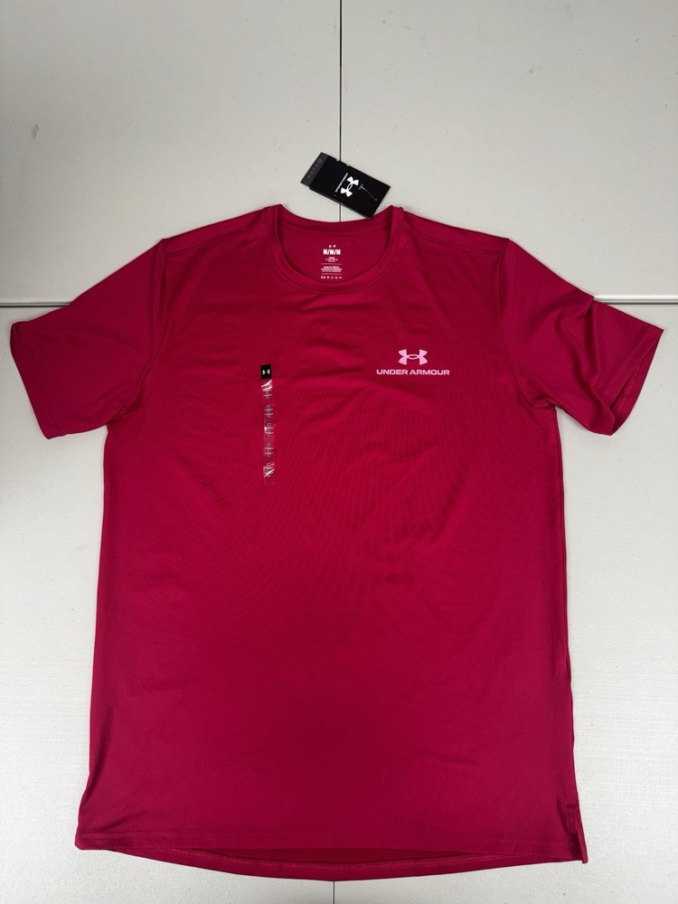 Under Armour Vanish Energy SS T-Shirt Shaded Fuchsia Rush Pick Size NWT $45