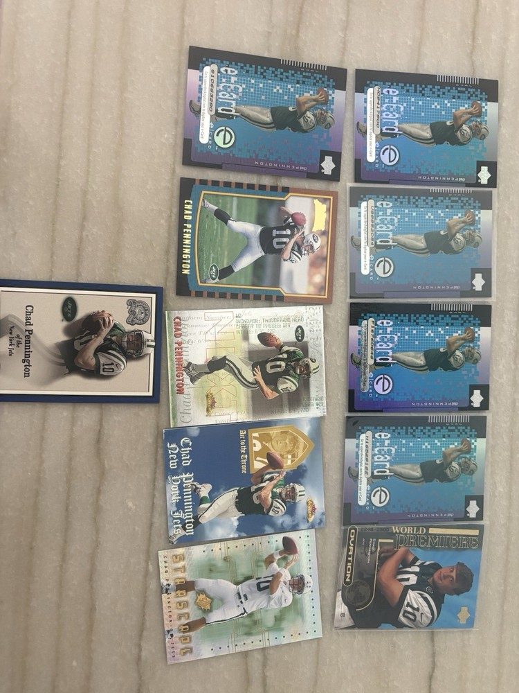 Chad Pennington Card Lot