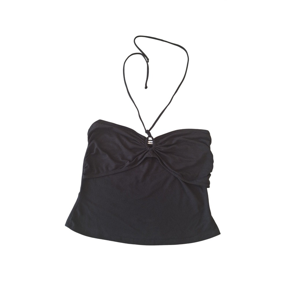 Reformation Women's Size M Black  Top Tencel Blend