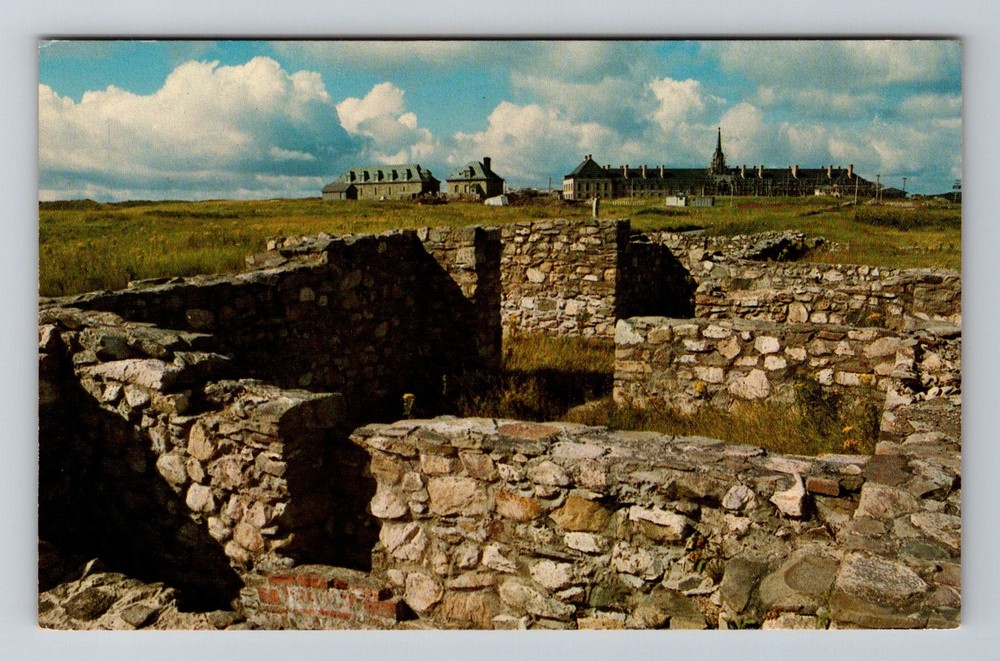 Canada- Nova Scotia Fortress Of Louisbourg Historic Nat'l Park Vintage Postcard